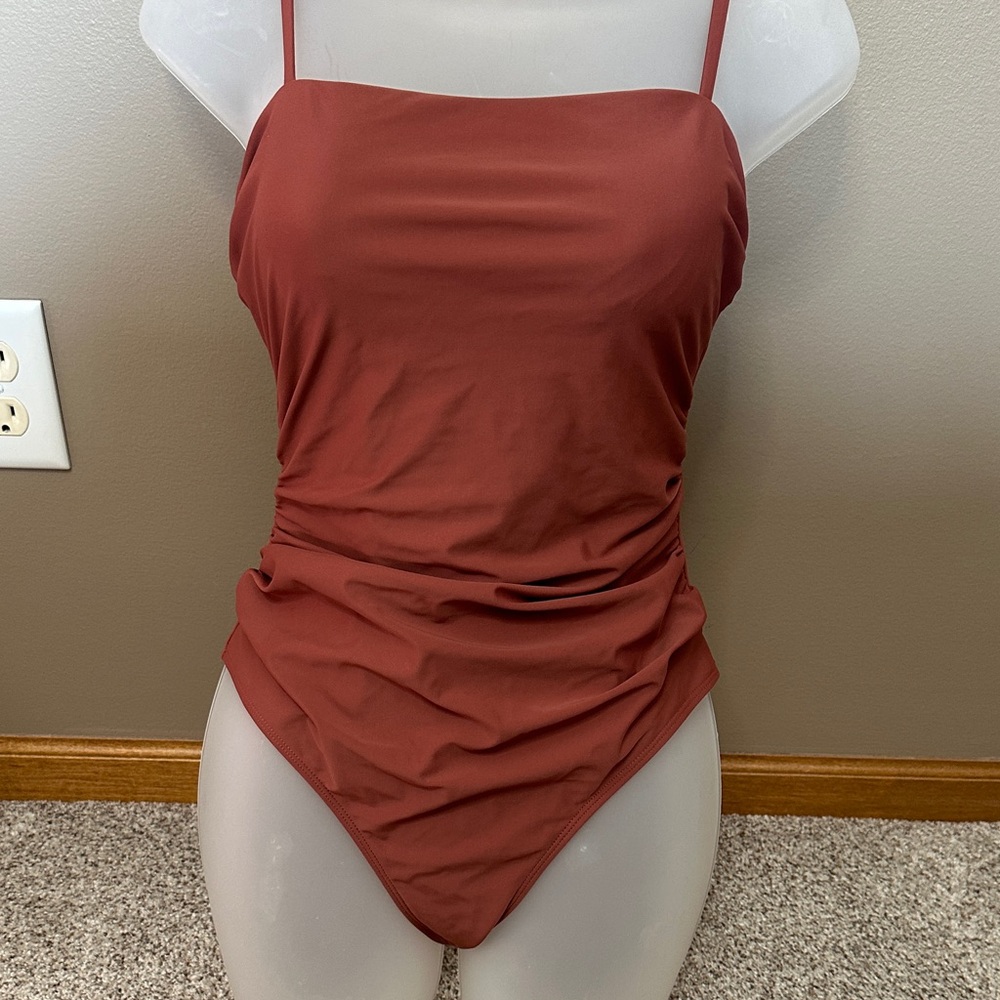 Chic Rust One-Piece Swimsuit